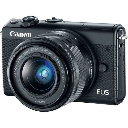 Canon EOS M100 + 15-45mm F3.5-6.3 IS STM Black (Chính hãng) #2