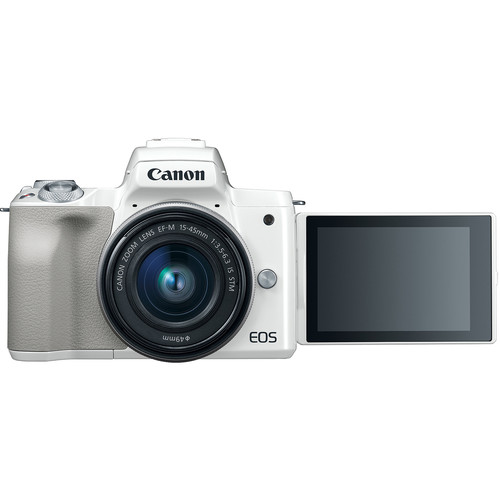Canon EOS M50 + 15 - 45mm White (Chính Hãng) #2