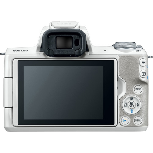 Canon EOS M50 + 15 - 45mm White (Chính Hãng) #4