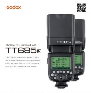 Đèn Flash GODOX TT685N - GN60 - HSS - TTL for Nikon - Tặng Omni bouce