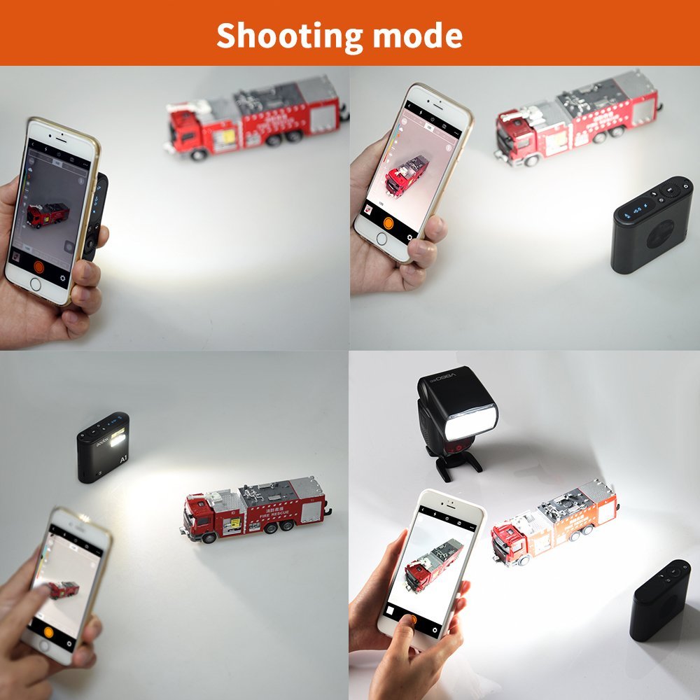 Đèn flash GODOX A1 kiêm trigger cho smartphone